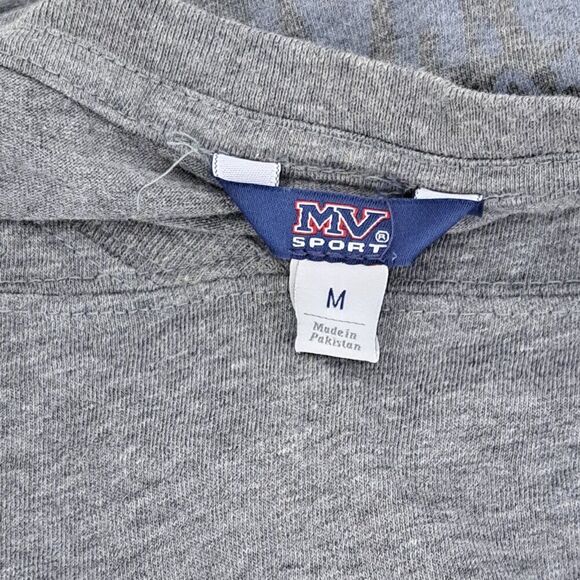 MV Sport Adult Men Unisex Grey 3/4 Sleeve Funny Ham Shirt Sz Medium - Picture 6 of 7